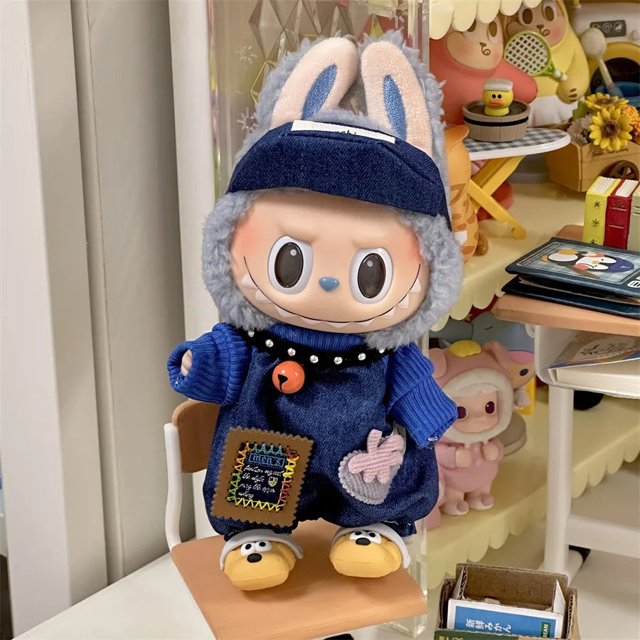 🌟 LBB-176 2-Piece Hat & Onesie Set with Bonus Yellow Rain Boots (Stand-Pose Friendly • Doll Not Included • Bright, Functional Style for Dynamic Displays)