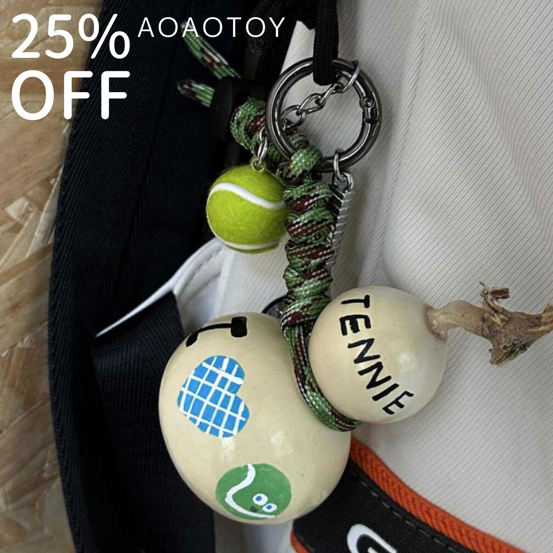 Lucky Gourd Series: Hand-Painted Keychain aoaotoy