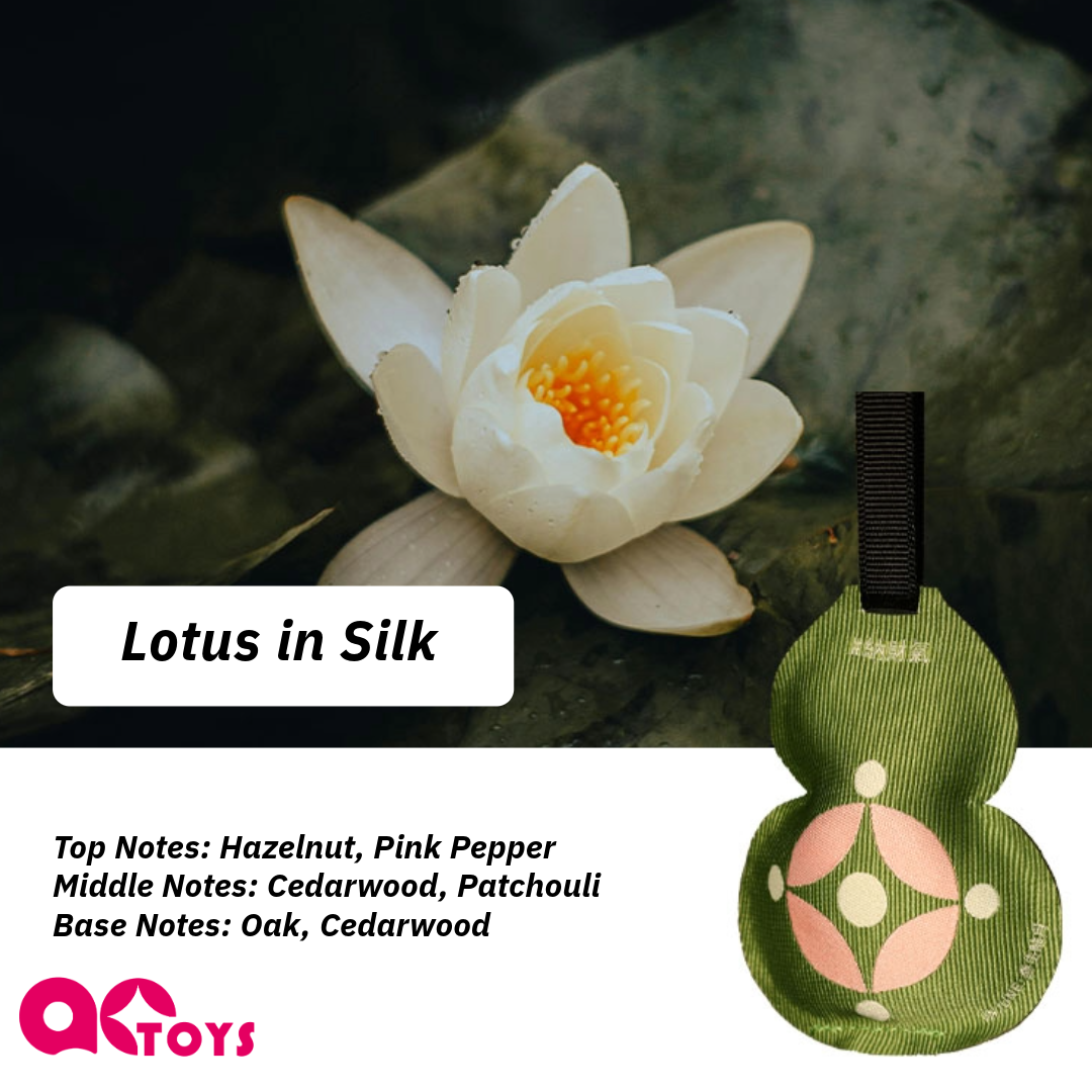 INJUNE Three Lives June Gourd Scented Sachet – Long-Lasting Fragrance for Closet and Car aoaotoy