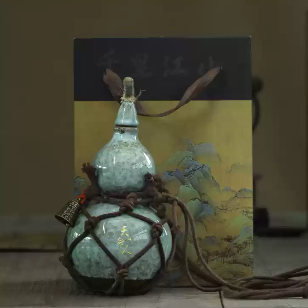 Asian Gourd Series:Net Bag Gourd Set with Crossbody Hot Water Bottle – Gift Edition aoaotoy