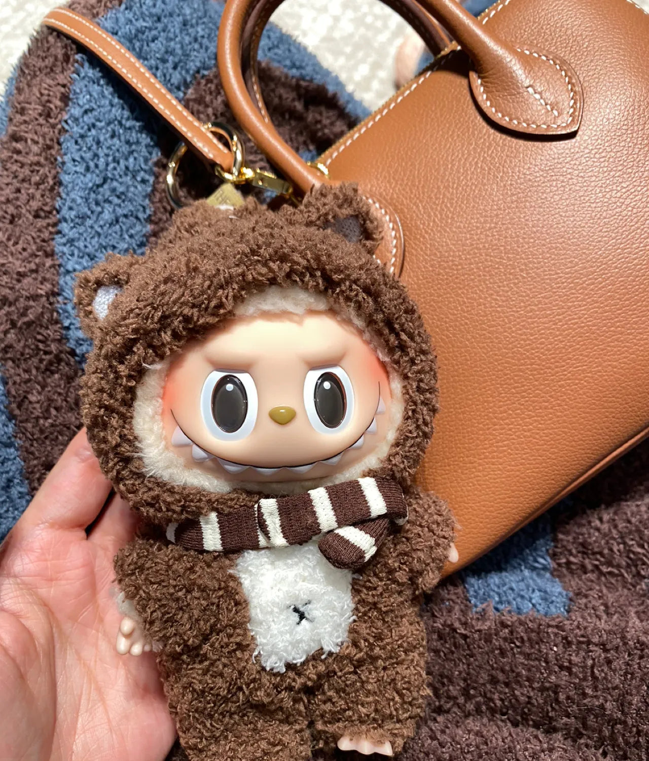 🌟 Disguise Bear Labubu Outfit (Gen 1 & 2) Cute Bear-Themed 2-Piece Set • Trendy Disguise Bear Two-Piece Set