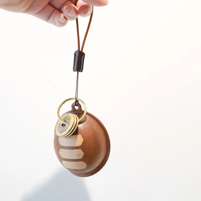Money Turtle Hanging Ornament – Ebony Wood Prosperity Charm POP SUNDAY