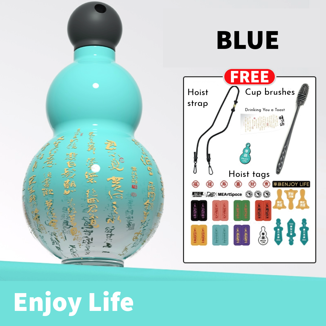 Black Myth Series: Handcrafted Ceramic Wukong Water Bottle – 900ml aoaotoy