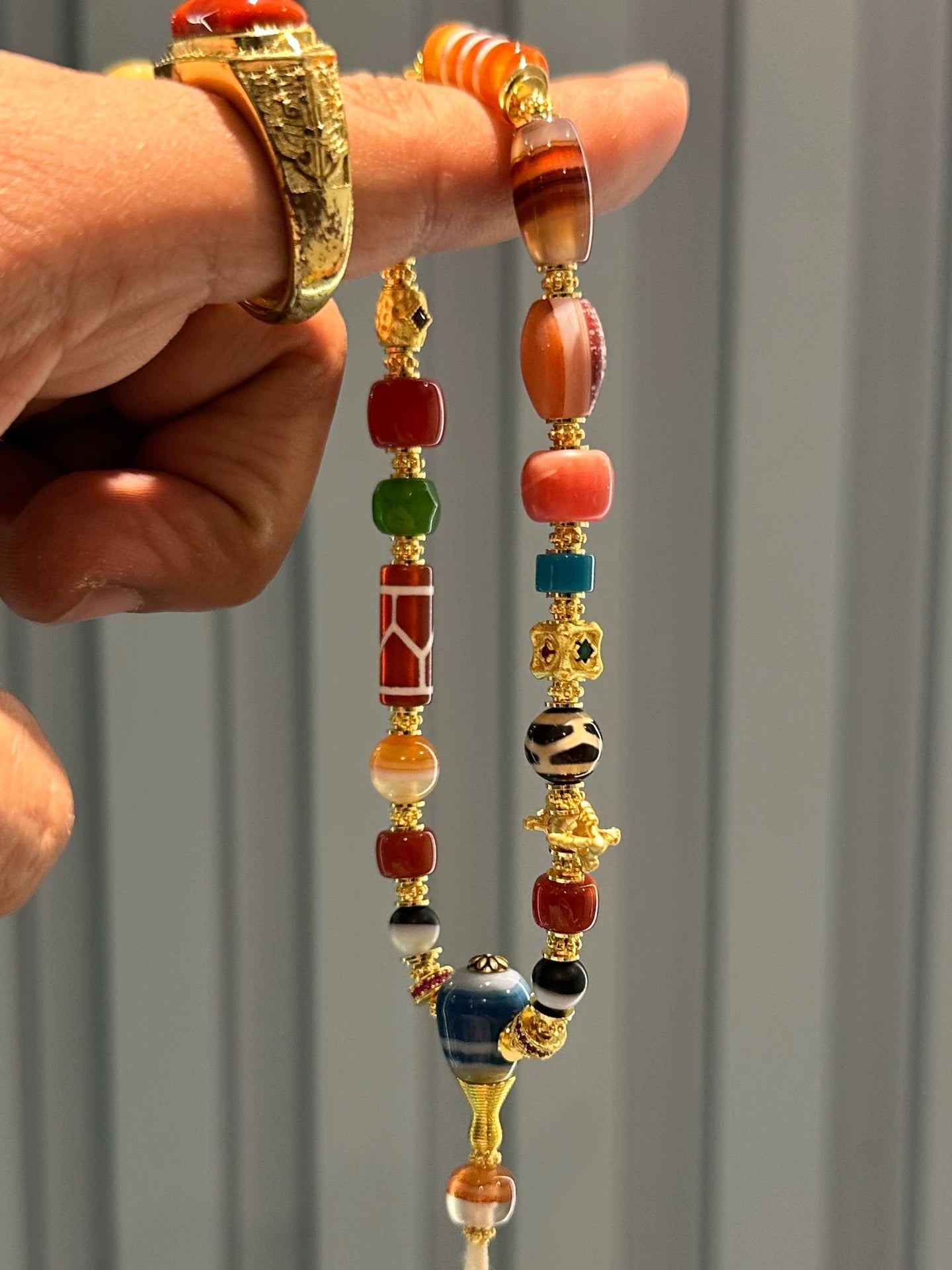 Exquisite Ancient Bead Multi-Treasure Handstring Aoao Toys