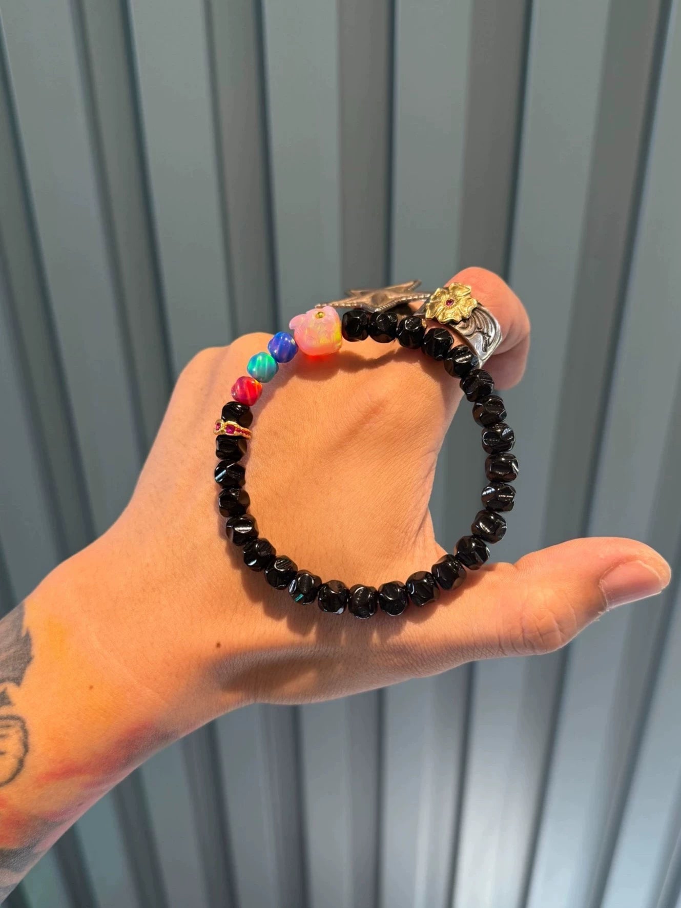 Coconut Ti Wu Xiang Handstring • 8mm Black Gold Natural Coconut Bracelet Aoao Toys