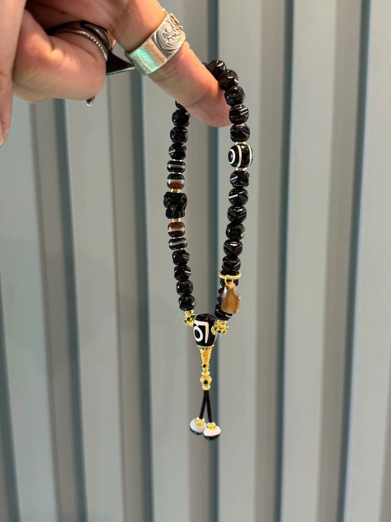 Tibetan Black-Gold Coconut Ti Handstring • Wu Xiang Philosophy & Medicine Master Fusion Aoao Toys