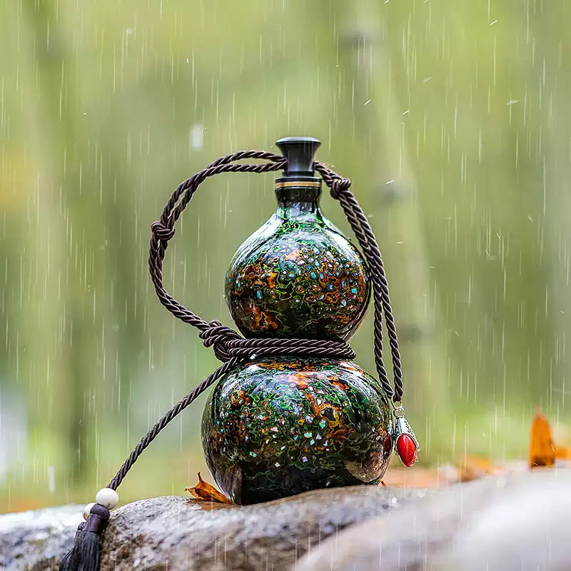 Wuhe Lacquer Gourd Wine Pot – Handcrafted Symbol of Personal Wealth & Summer Elegance Aoao Toys