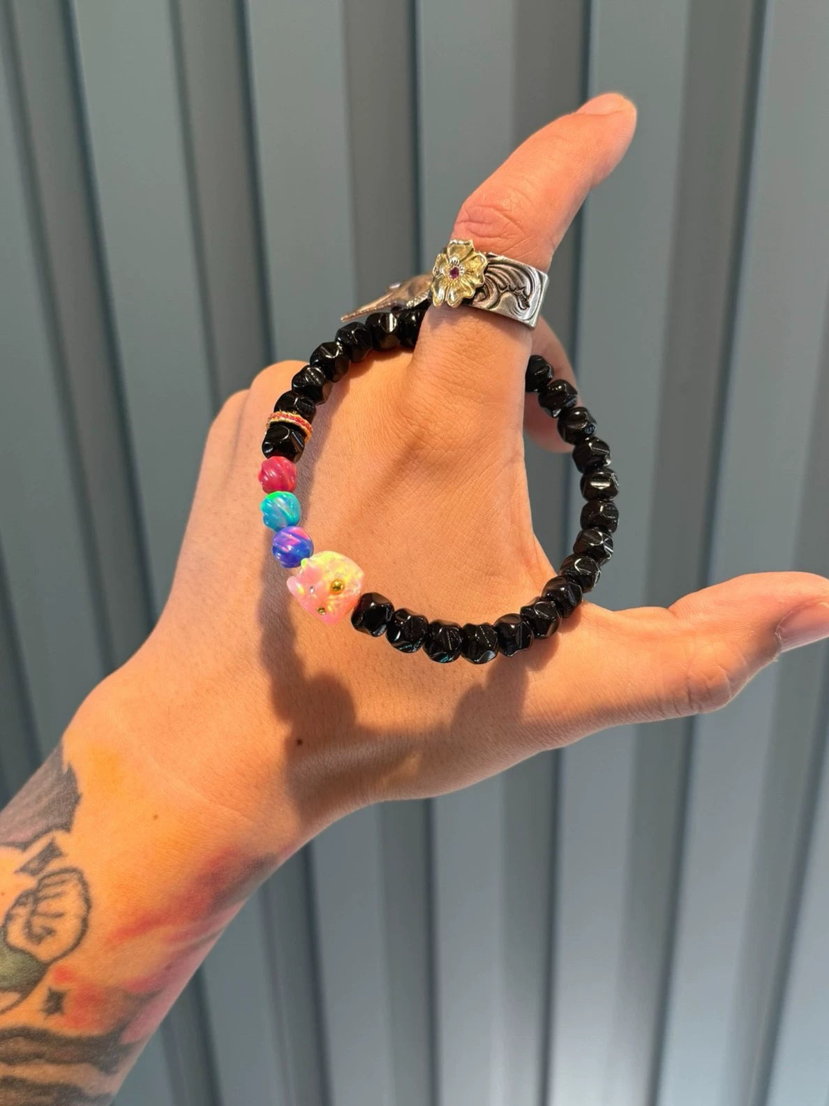 Coconut Ti Wu Xiang Handstring • 8mm Black Gold Natural Coconut Bracelet Aoao Toys