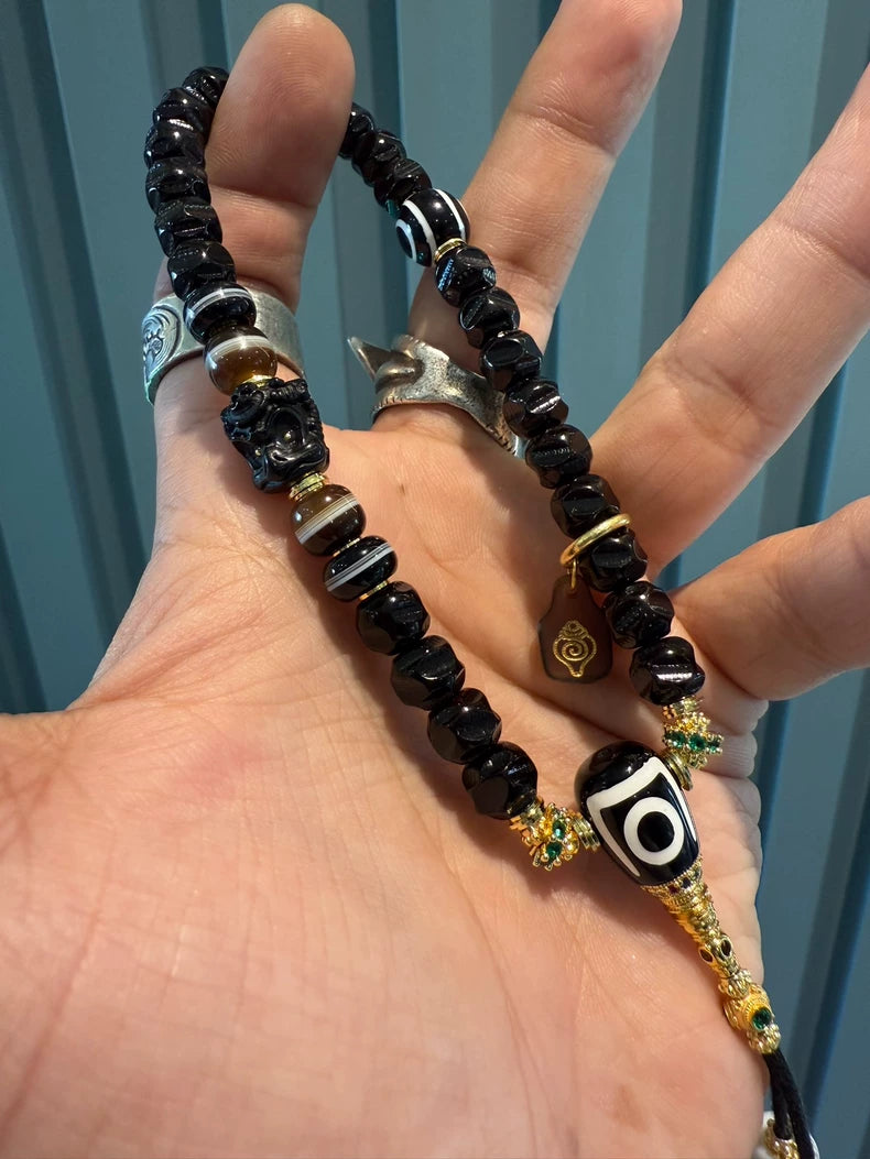 Tibetan Black-Gold Coconut Ti Handstring • Wu Xiang Philosophy & Medicine Master Fusion Aoao Toys
