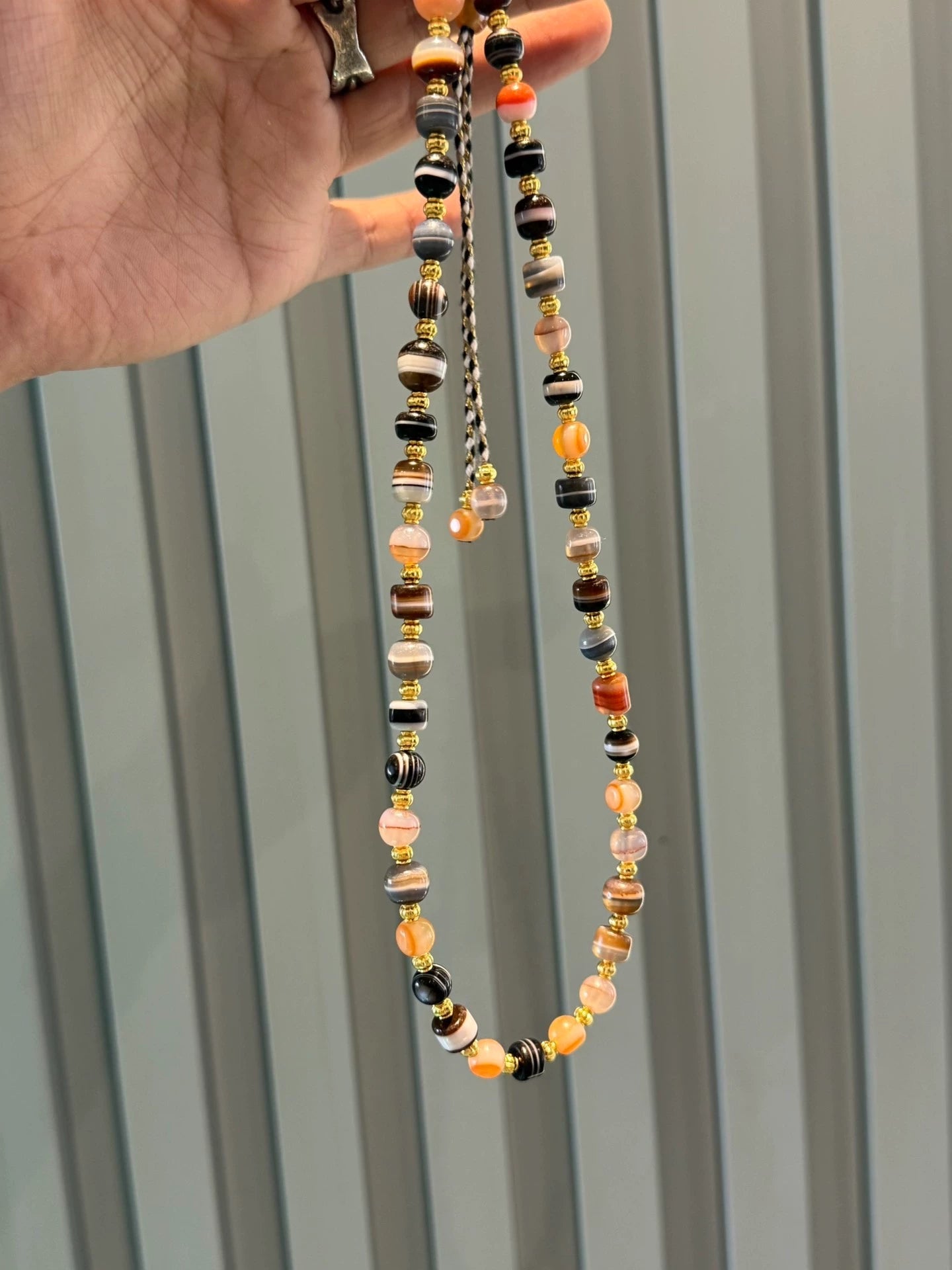Vintage-Inspired Sardonyx Medicine Bead Necklace • Tibetan-Pyu Fusion Aoao Toys