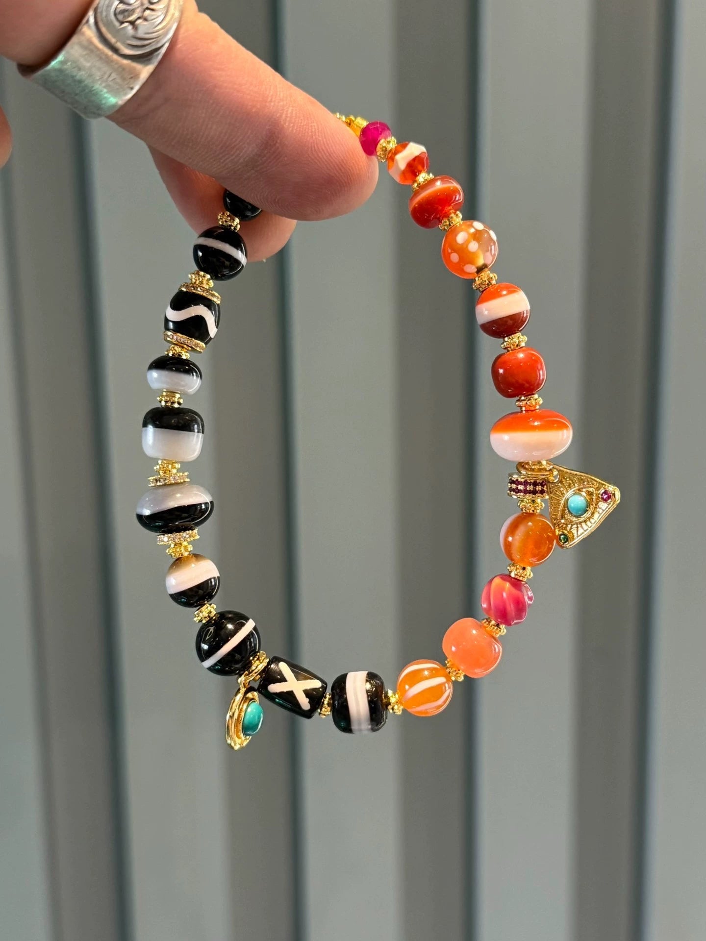Tibetan Multi-Treasure Handstring • Ancient Bead Fusion Aoao Toys