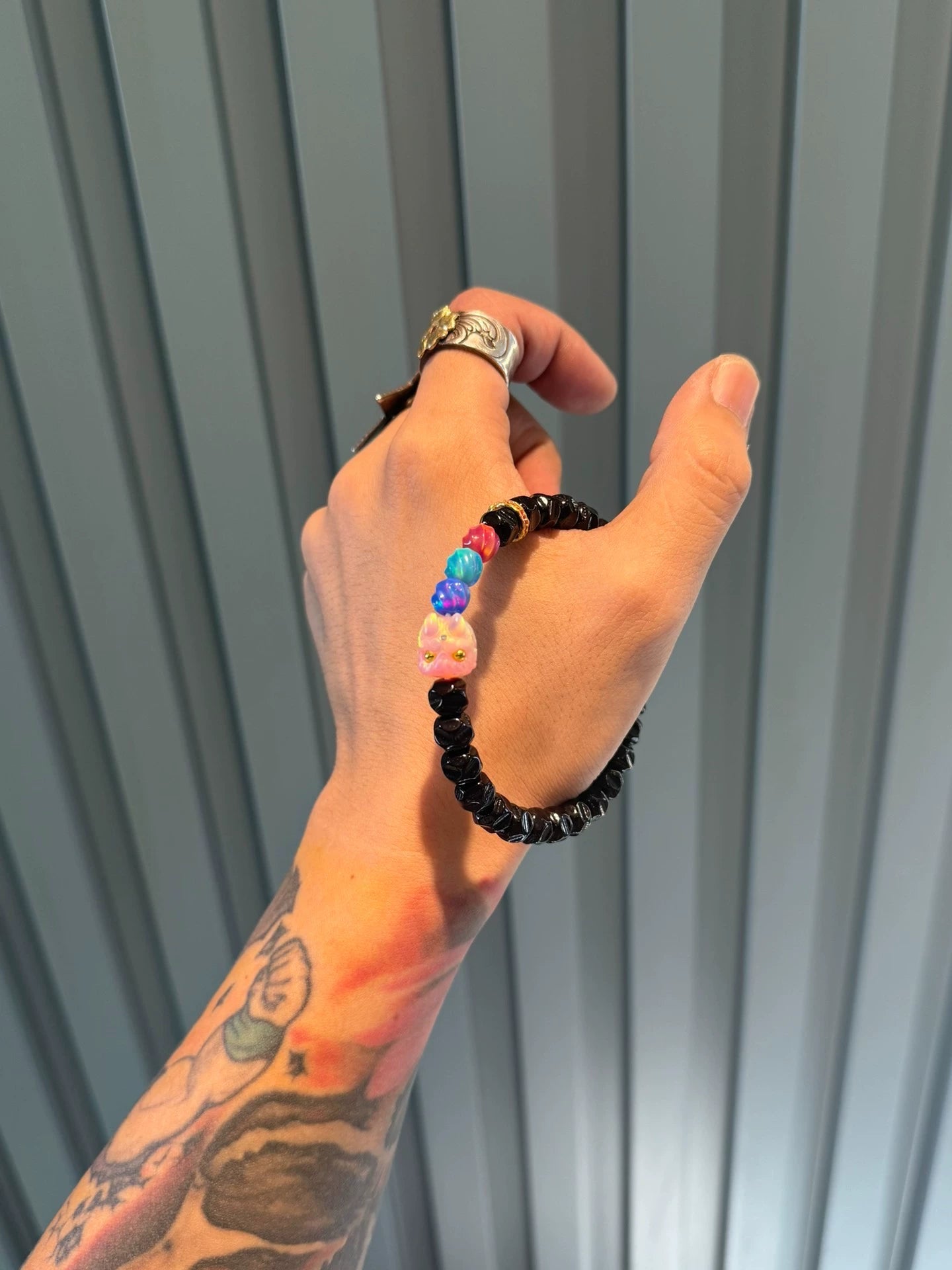 Coconut Ti Wu Xiang Handstring • 8mm Black Gold Natural Coconut Bracelet Aoao Toys