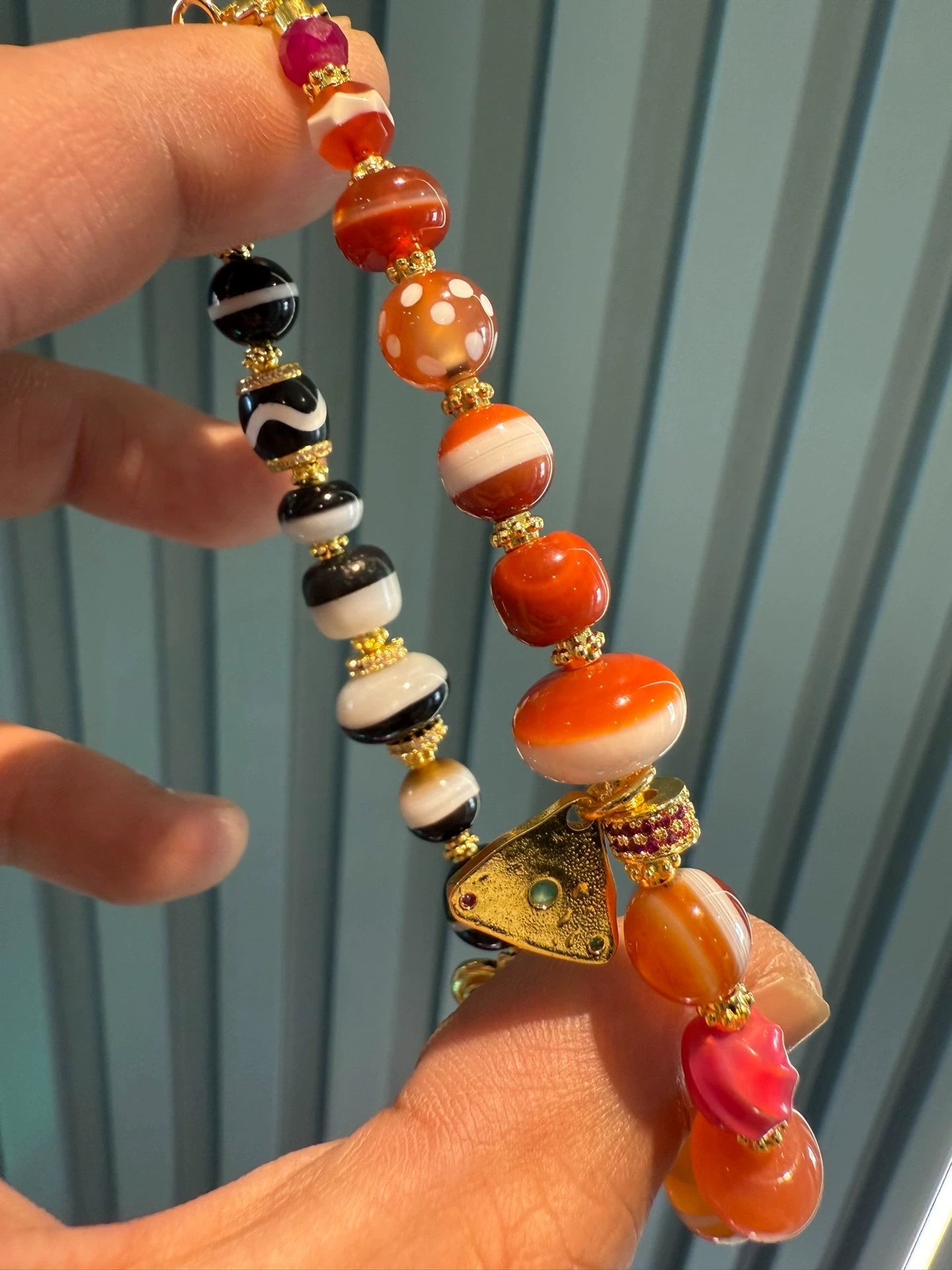 Tibetan Multi-Treasure Handstring • Ancient Bead Fusion Aoao Toys