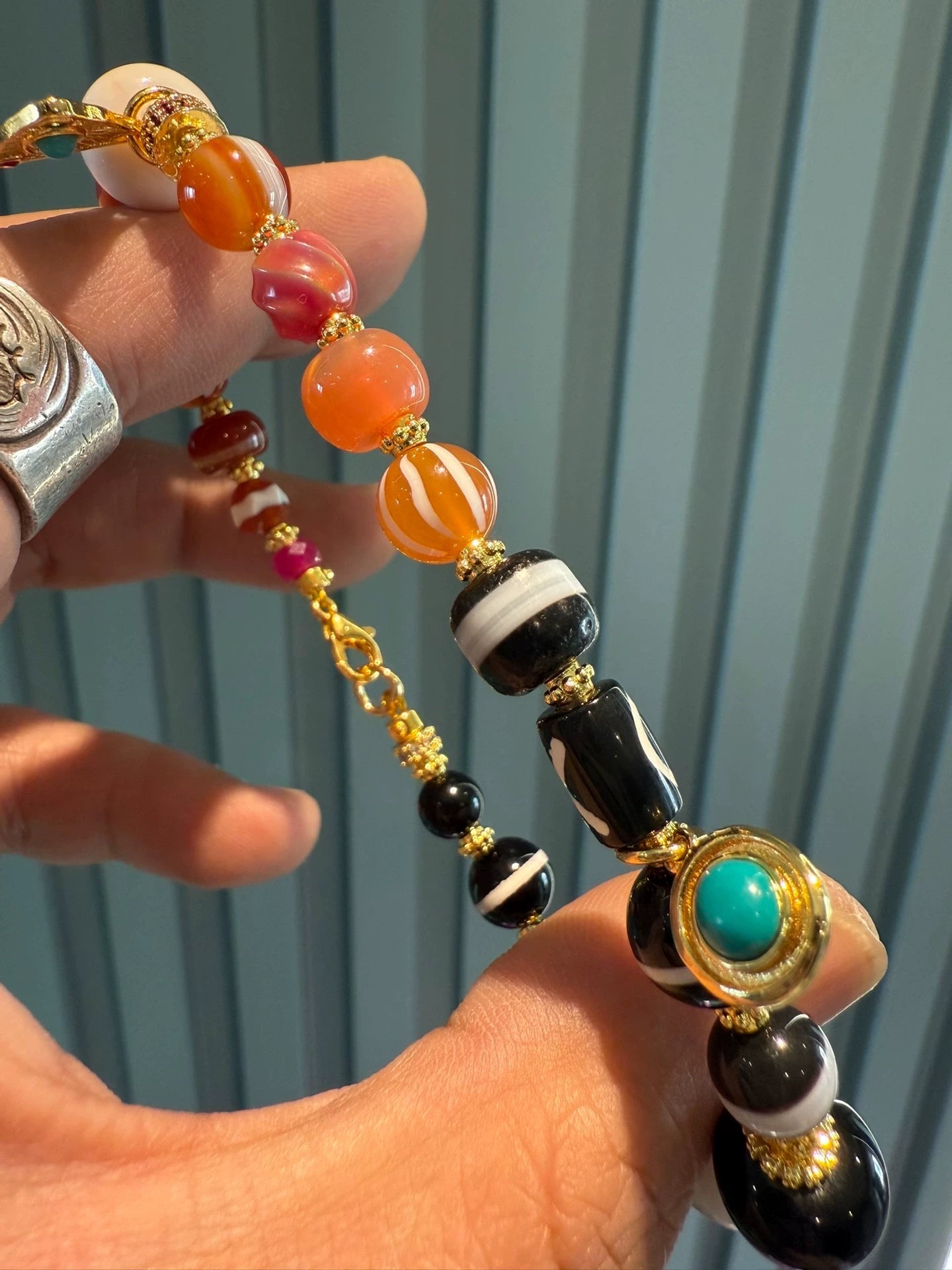 Tibetan Multi-Treasure Handstring • Ancient Bead Fusion Aoao Toys