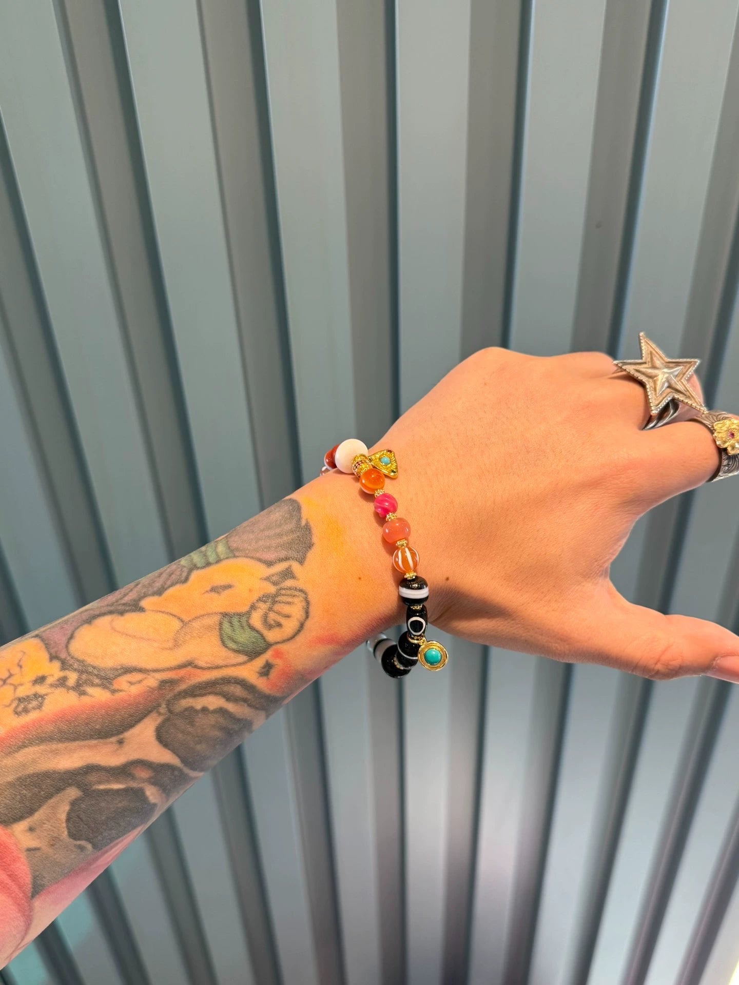 Tibetan Multi-Treasure Handstring • Ancient Bead Fusion Aoao Toys