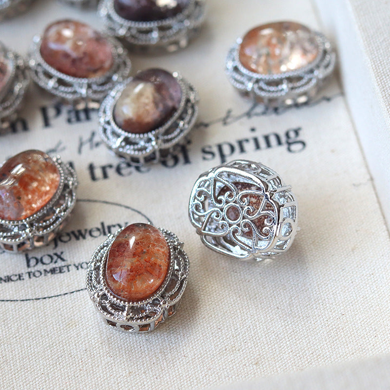 🌟【Little Red Book Trending】Natural Four Seasons Phantom & Green Phantom Crystal Magic Box DIY Charms • Wholesale - Aoao Toys