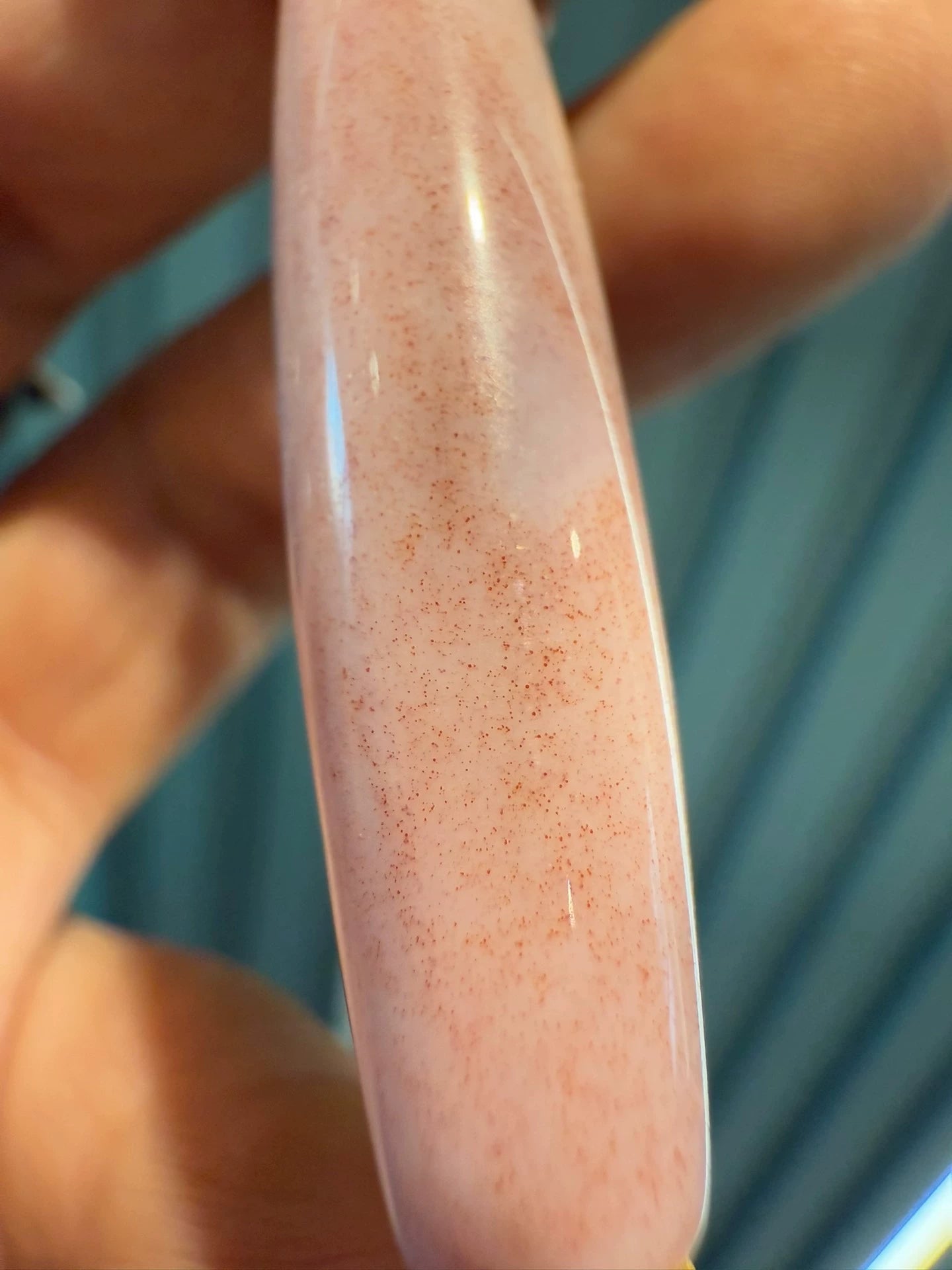 Pink Glutinous Cinnabar-Infused Carnelian Dzi Multi-Treasure Necklace Aoao Toys