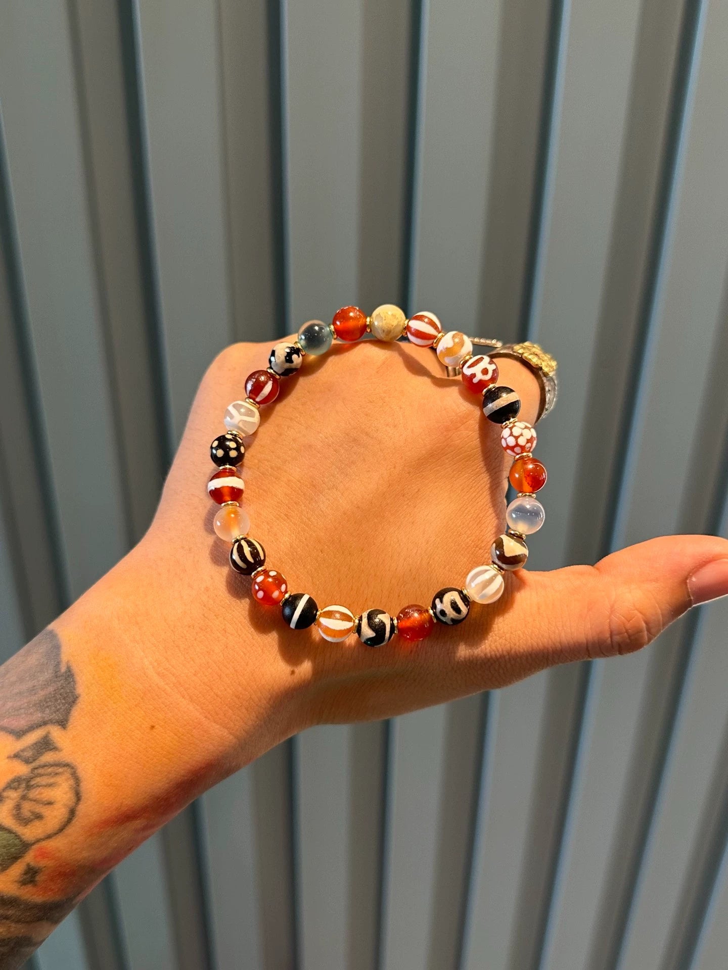 Ancient Multi-Treasure Agate Necklace • Double-Layer Tibetan Style Aoao Toys