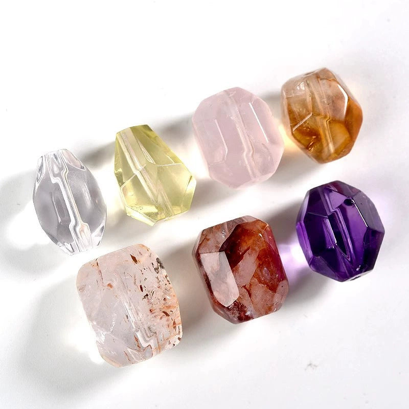 🌟【DIY Crystal Accessory】12mm Deep purple Amethyst Bead • Handcrafted Natural Gemstone for Jewelry Making - Aoao Toys