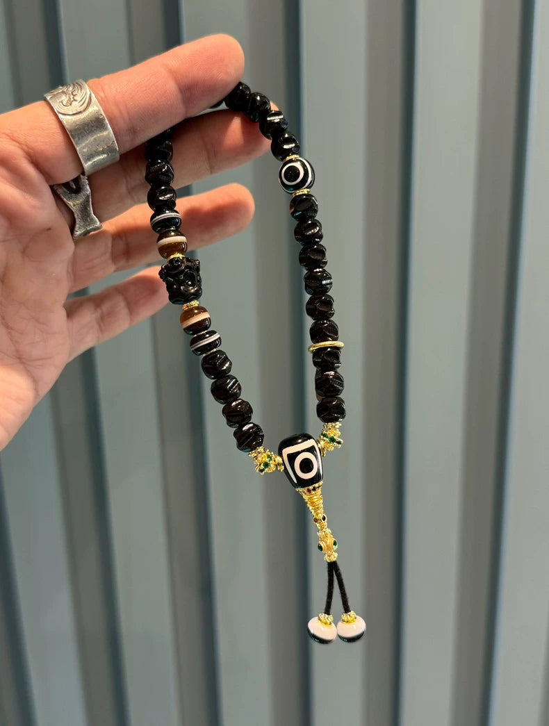 Tibetan Black-Gold Coconut Ti Handstring • Wu Xiang Philosophy & Medicine Master Fusion Aoao Toys