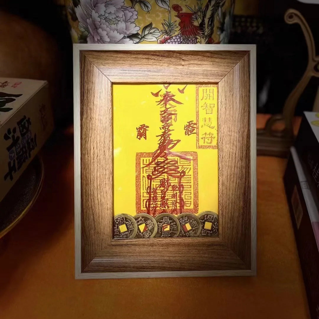 Wisdom-Bestowing Talisman - Wealth Attraction with Coin Symbolism Aoao Toys