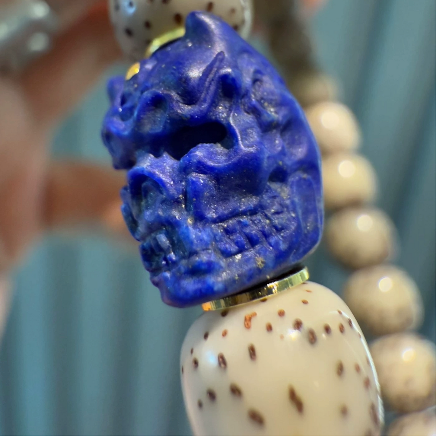 Festive gifts:Natural Star-Moon Bodhi Bead Bracelet – Old-Style 8x7mm (Approx. 0.31" x 0.28") with Unique Patterns Aoao Toys