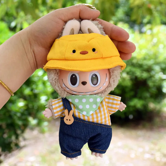 👗 Labubu Kindergarten Outfit Set • Three-Piece School Uniform for Labubu Dolls (Outfit Only, Doll Not Included • Suitable for Labubu Charms & Dolls • Ages 6+)
