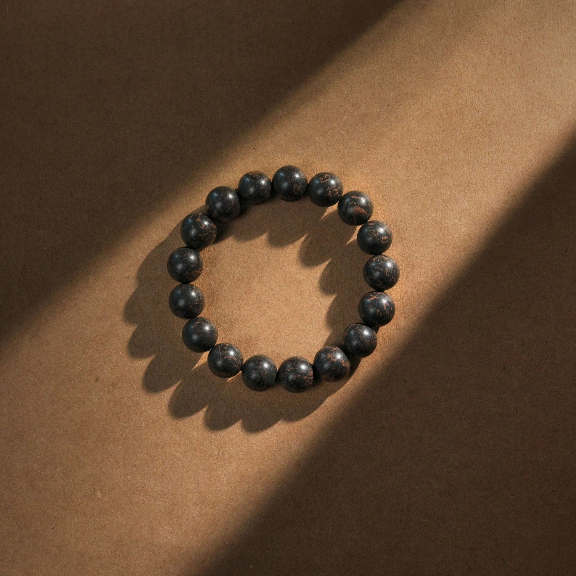 Tiantaishan · [Xuanhe Imperial Edition · Black Gold Four-in-One] Traditional Herbal Beads Bracelet · 10mm Single Loop Aoao Toys