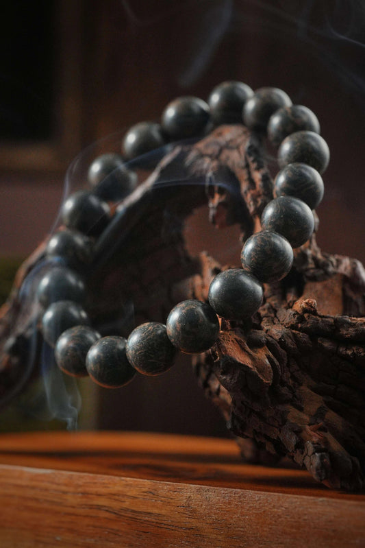 Tiantaishan · [Xuanhe Imperial Edition · Black Gold Four-in-One] Traditional Herbal Beads Bracelet · 10mm Single Loop Aoao Toys