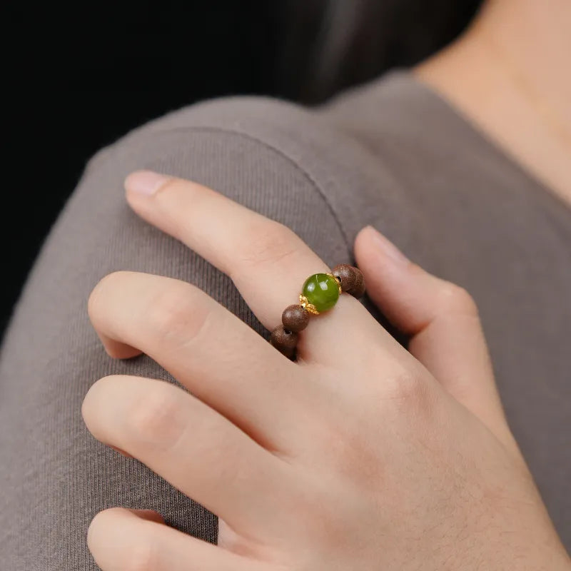 Handmade Incense Bead Ring – Oriental Heritage Jewelry Aoao Toys