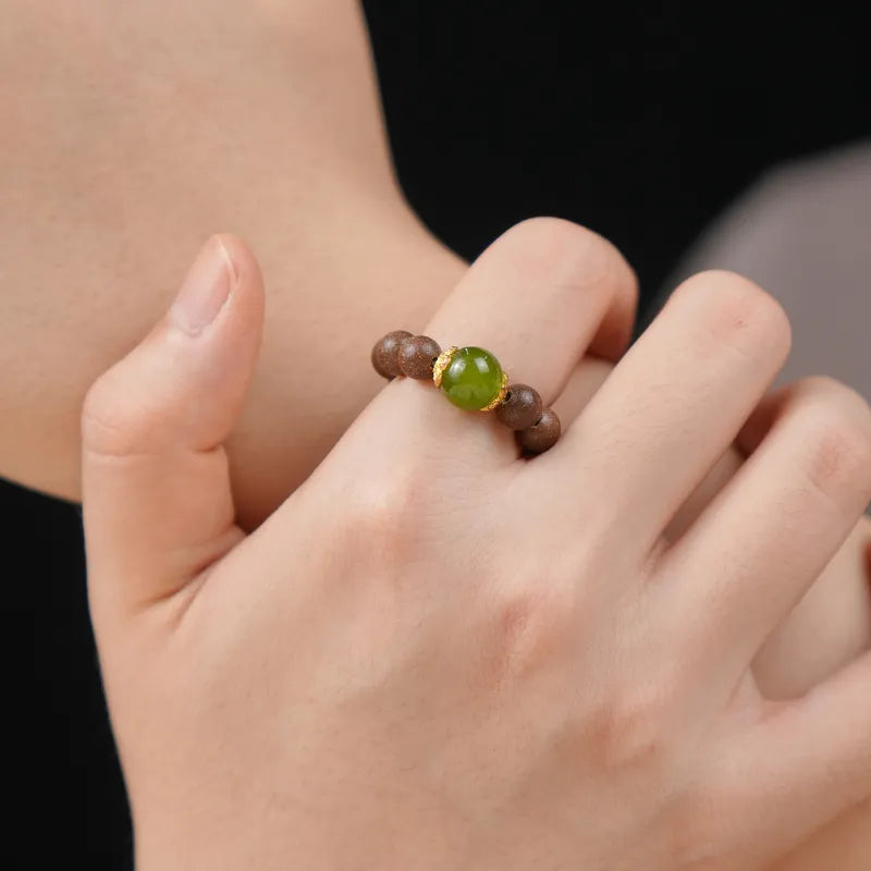 Handmade Incense Bead Ring – Oriental Heritage Jewelry Aoao Toys