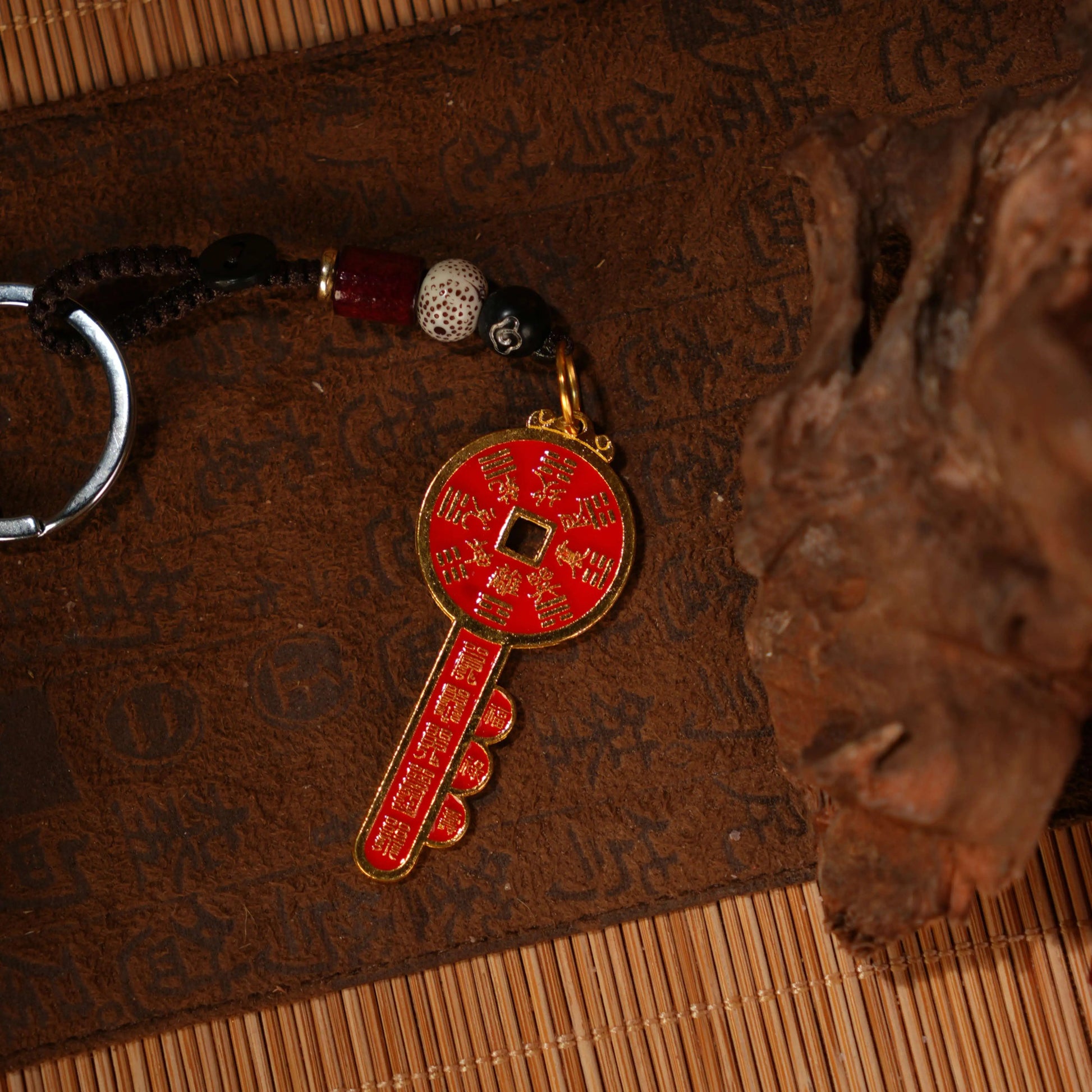 Mountain Spirit Wealth-Opening Keychain – Taoist Blessing Talisman by Qianyuan Pavilion POP SUNDAY