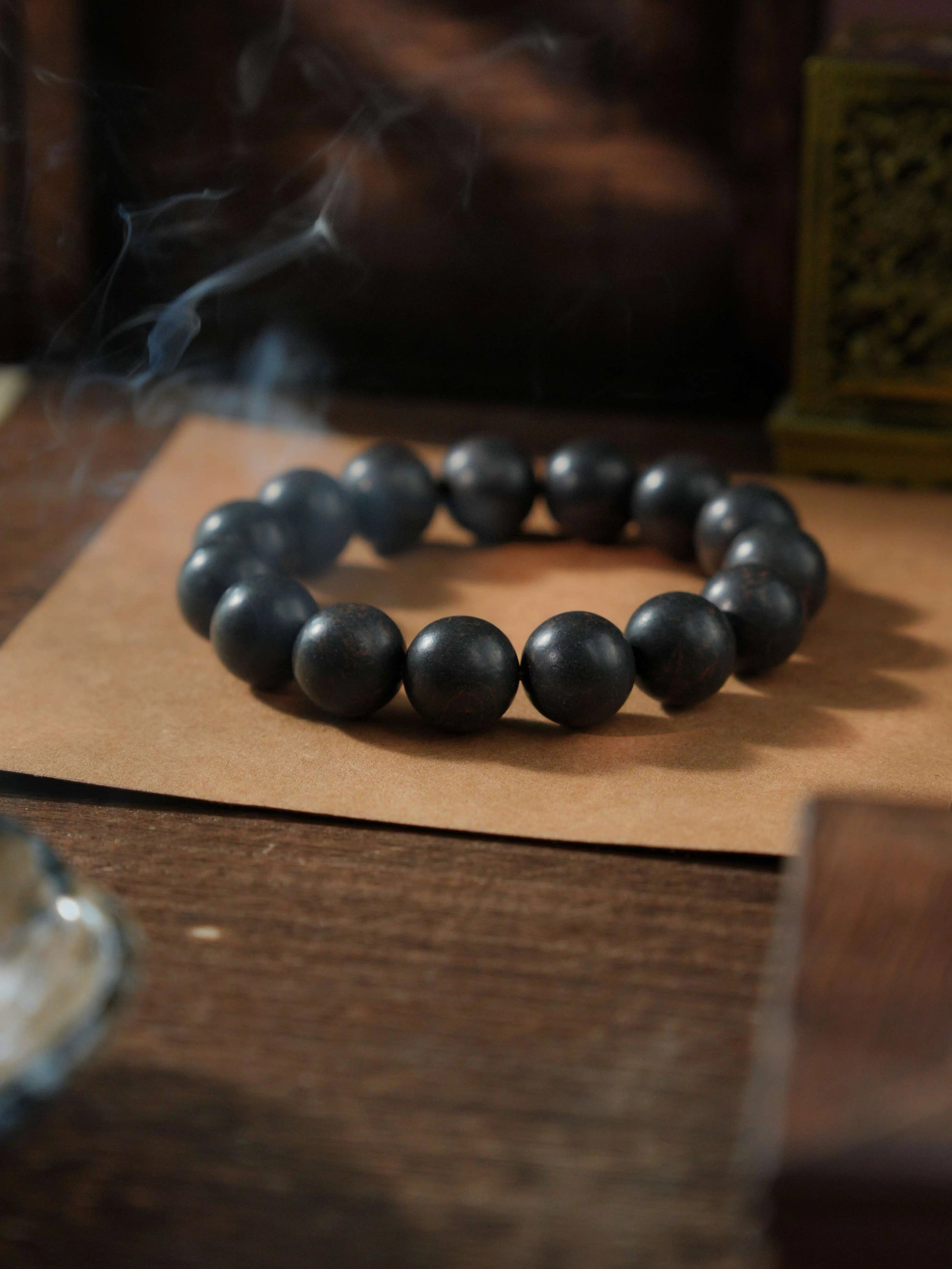 Tiantaishan · [Xuanhe Imperial Edition · Black Gold Four-in-One] Traditional Herbal Beads Bracelet · 10mm Single Loop Aoao Toys