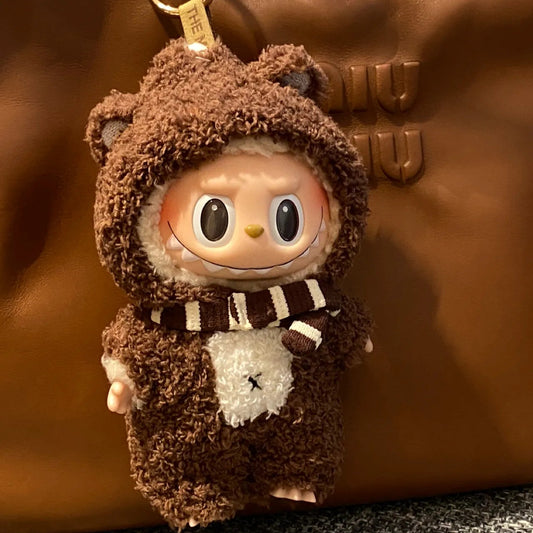 🌟 Disguise Bear Labubu Outfit (Gen 1 & 2) Cute Bear-Themed 2-Piece Set • Trendy Disguise Bear Two-Piece Set