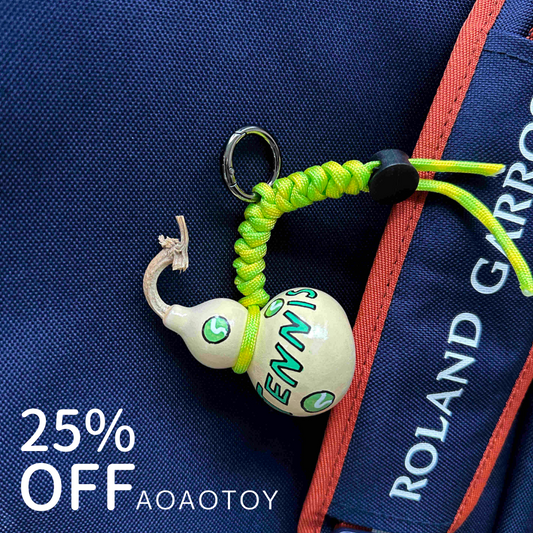 Lucky Gourd Series: Hand-Painted Keychain