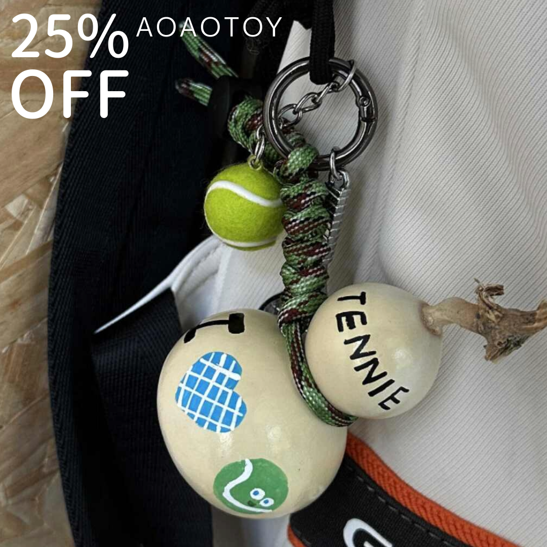 Lucky Gourd Series: Hand-Painted Keychain