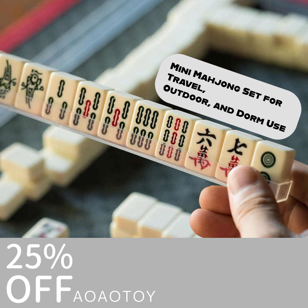 Mini Portable Mahjong Set