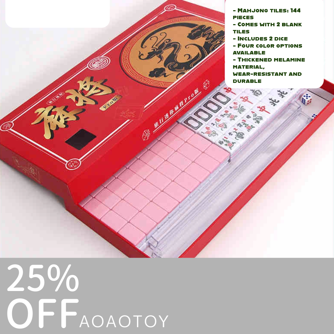 Mini Portable Mahjong Set