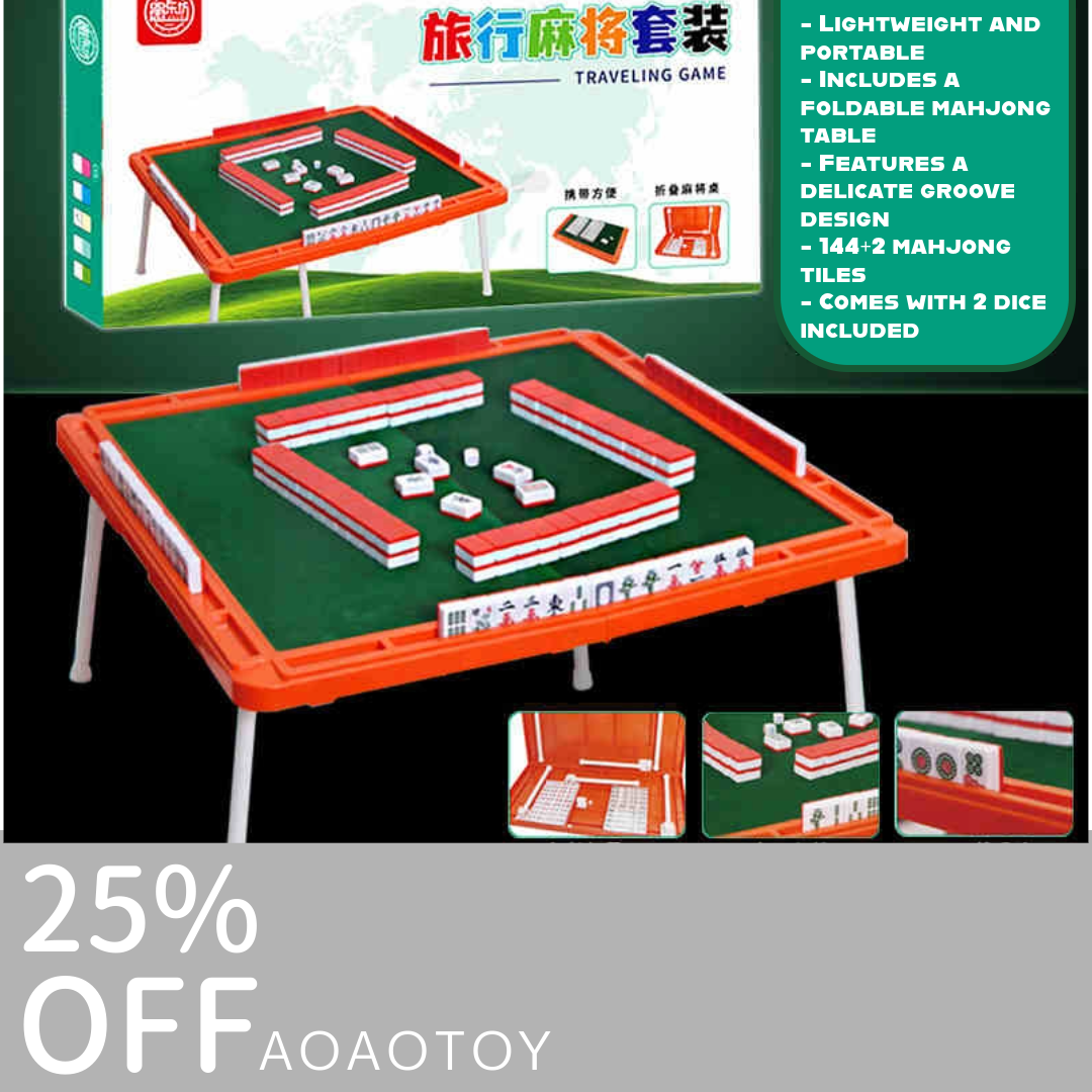 Mini Portable Mahjong Set