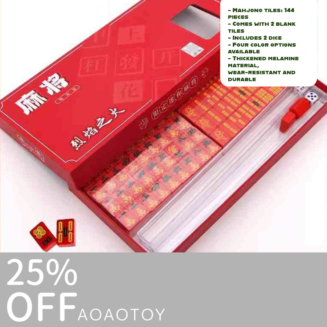 Mini Portable Mahjong Set