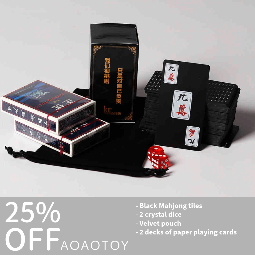 Mahjong Series: Waterproof Mahjong Set aoaotoy