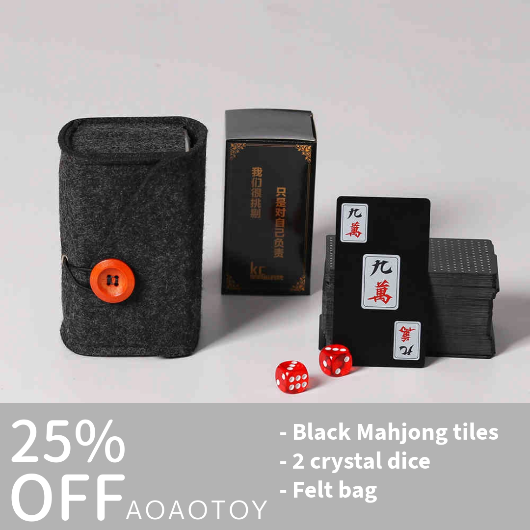 Mahjong Series: Waterproof Mahjong Set aoaotoy