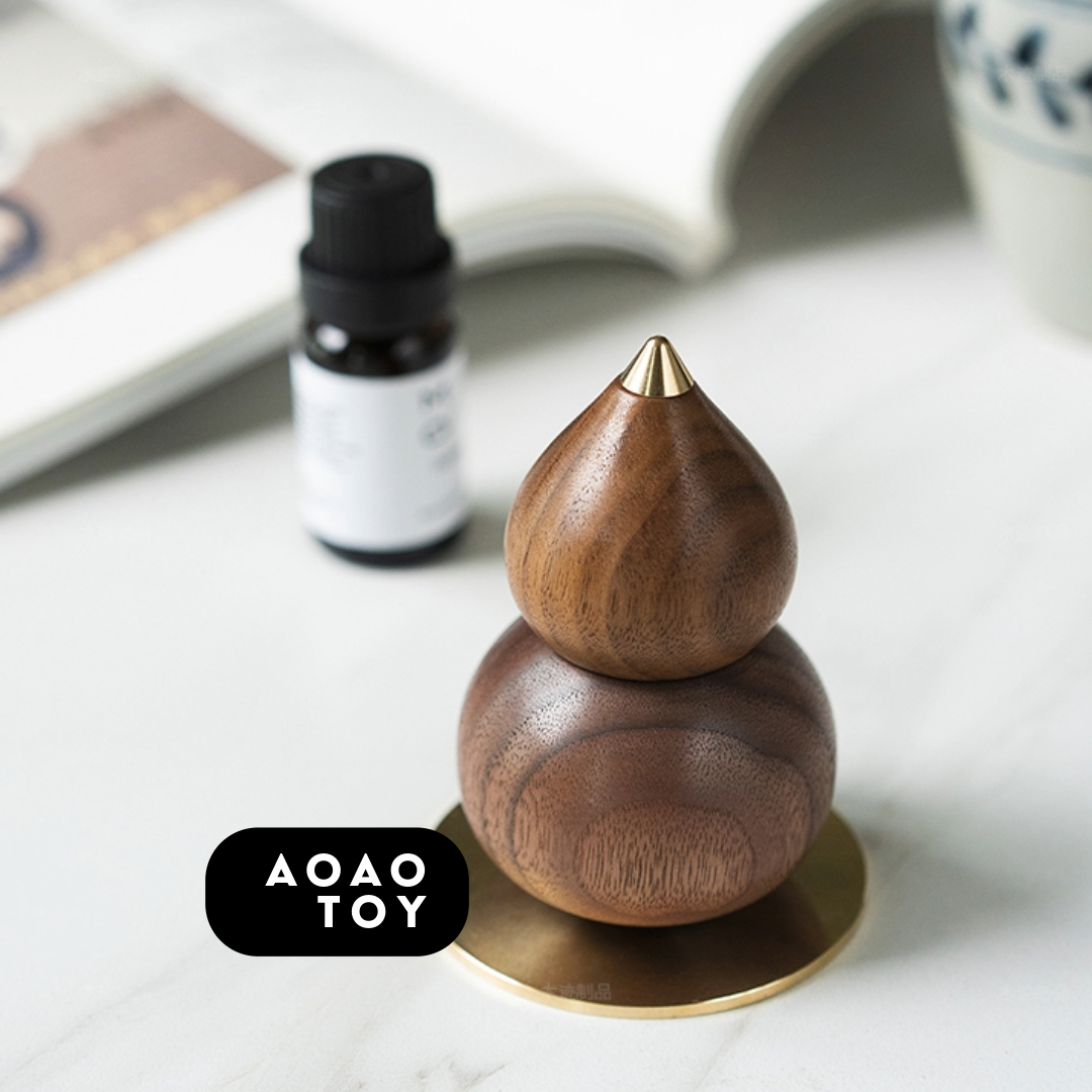 Asian Gourd Series: Essential Oil Diffuser & Aromatherapy Gift Set