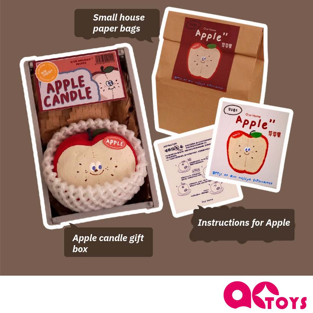 Holiday Convenience Store Scented Candle Gift Set – Adorable Pear Design for Christmas & Birthdays