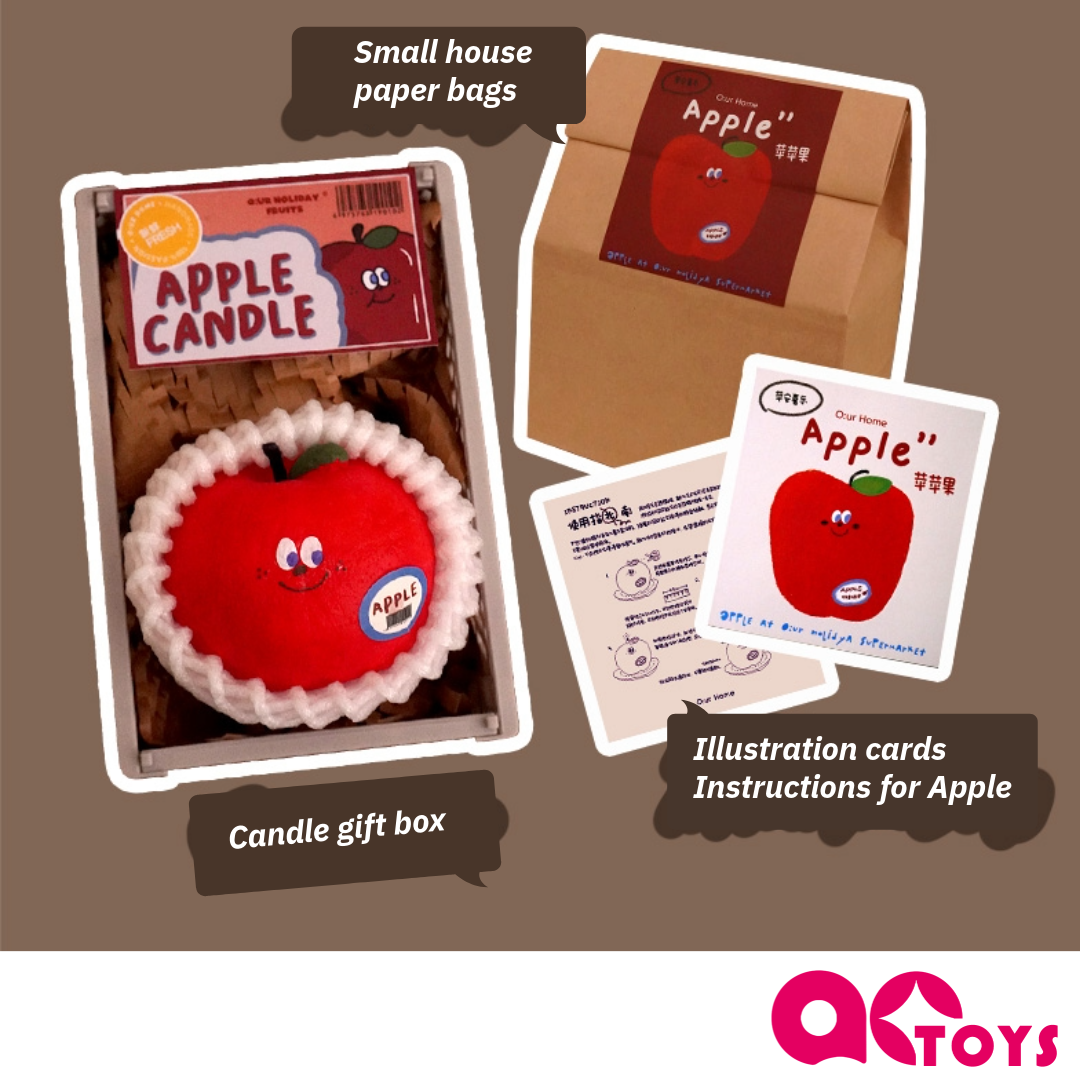 Holiday Convenience Store Scented Candle Gift Set – Adorable Pear Design for Christmas & Birthdays