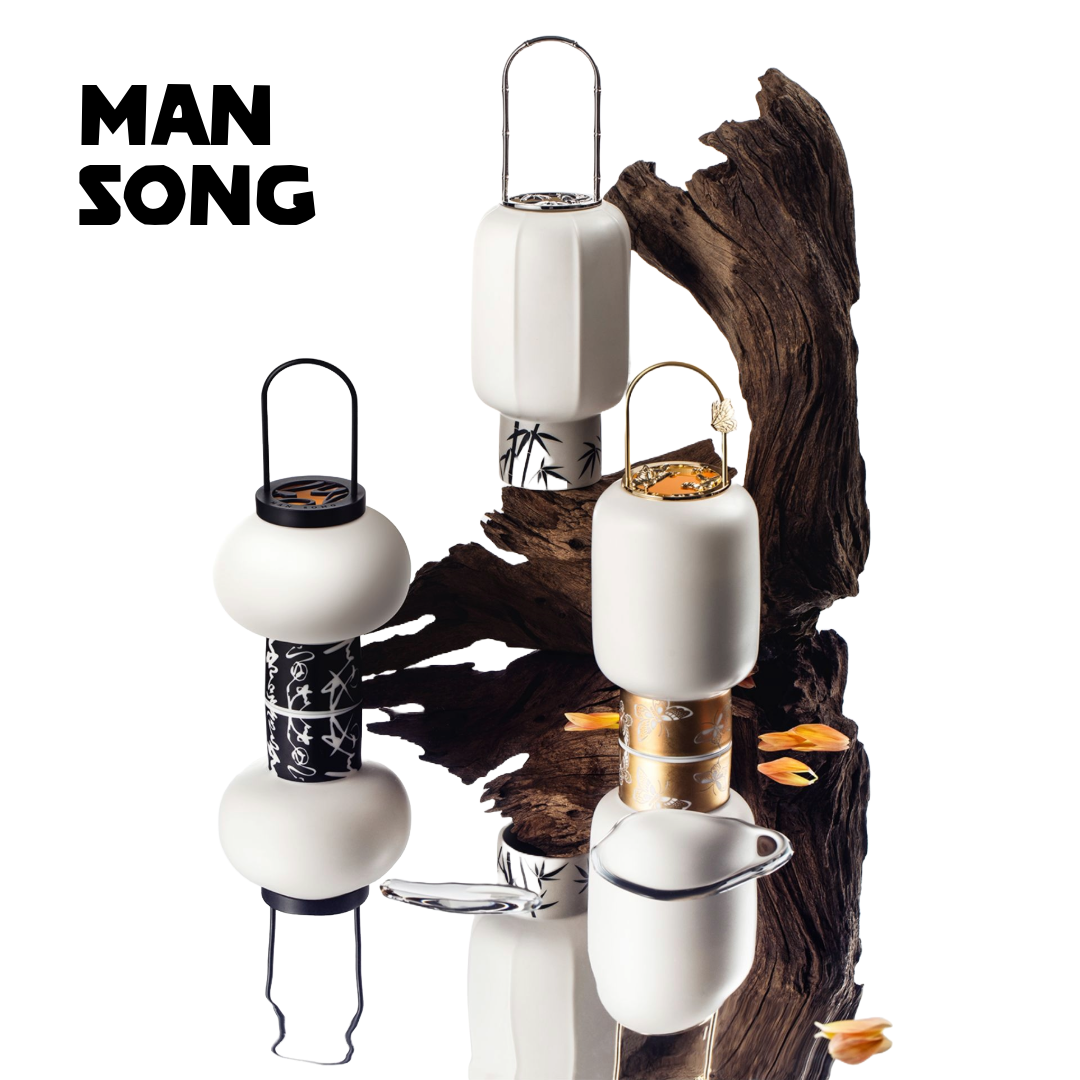 Man Song | Bamboo & Plum Blossom Ambient Lamp – Elegant Traditional-Style Lighting Gift Set