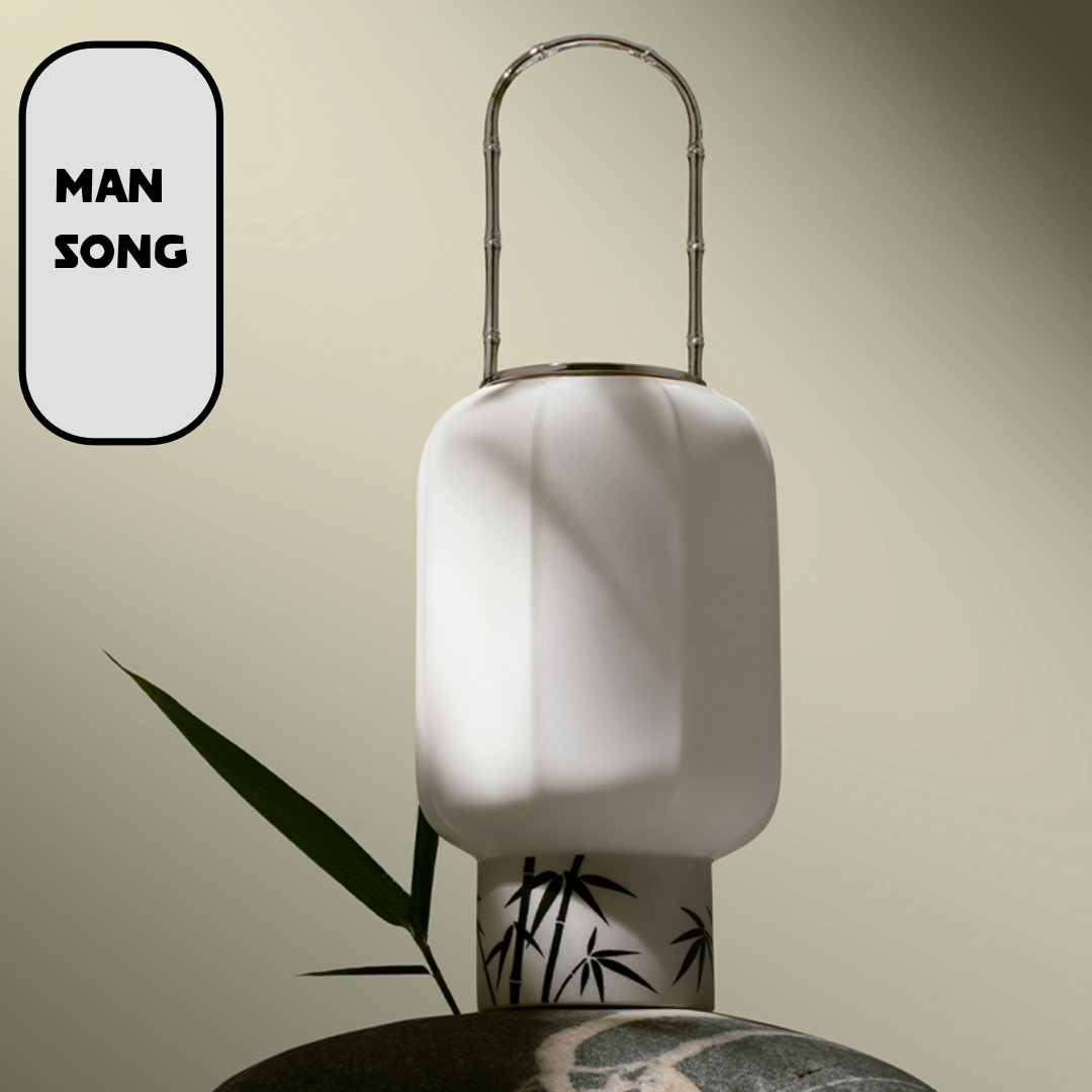 Man Song | Bamboo & Plum Blossom Ambient Lamp – Elegant Traditional-Style Lighting Gift Set