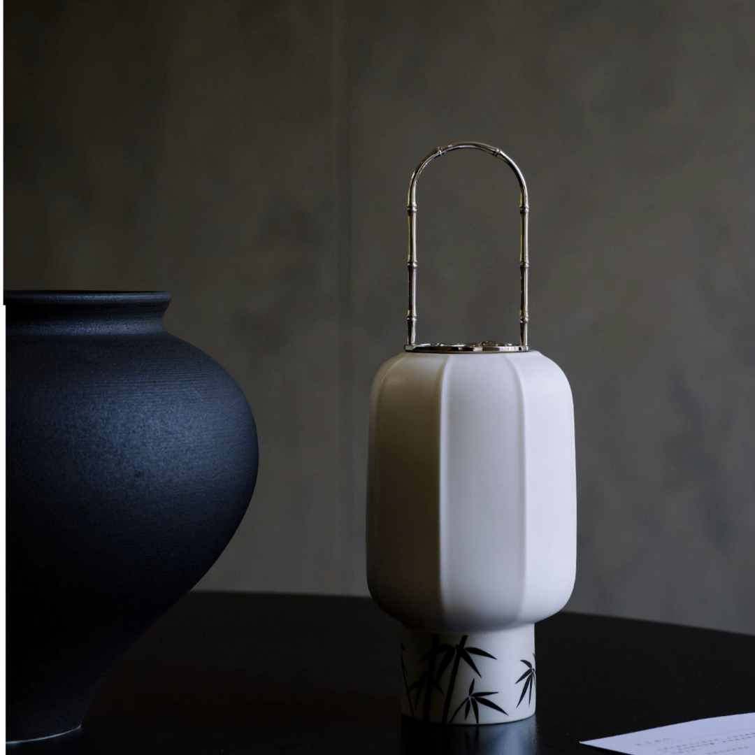 Man Song | Bamboo & Plum Blossom Ambient Lamp – Elegant Traditional-Style Lighting Gift Set