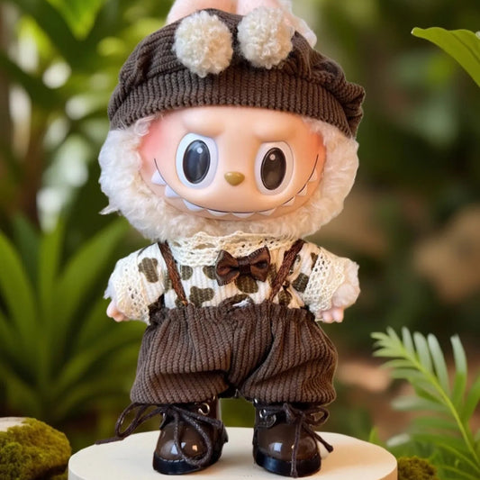 👚 Labubu's Maillard Style Clothes Set (Labubu's Exclusive Outfit, Suitable for Ages 14+, No Doll or Shoes Included)