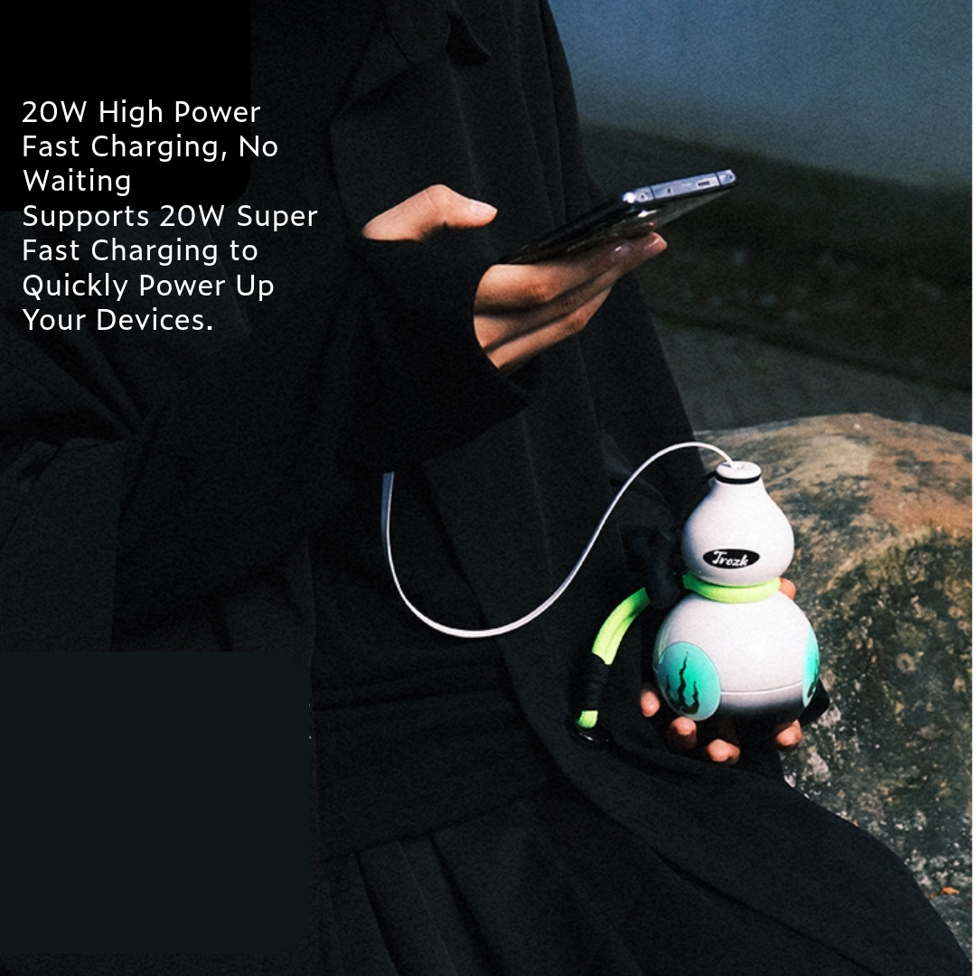 Asian Gourd Series:Gourd Power Bank with Built-in Cable Aoao Toys